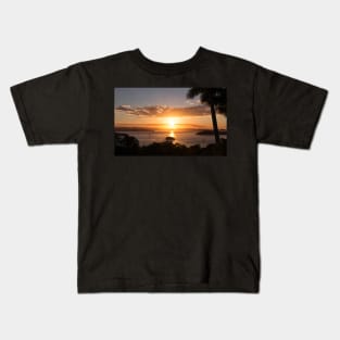A Drink and a Sunset Kids T-Shirt
